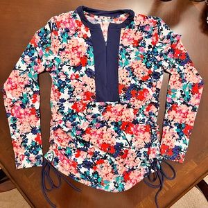 Land’s End Rash Guard Swim Cover Size XS, EUC